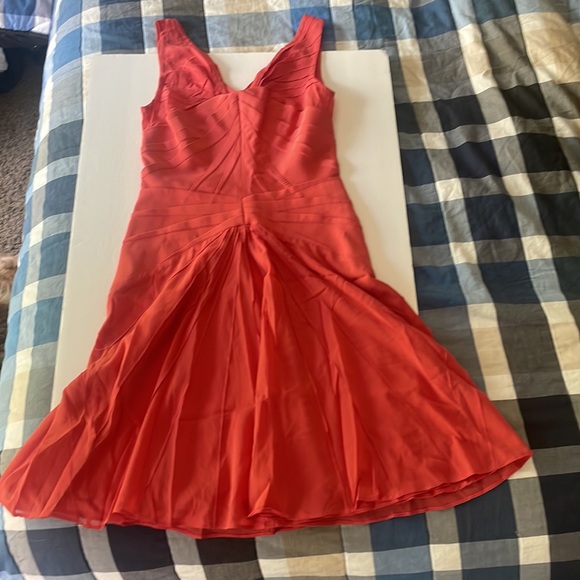 Zac Posen Silk Salmon Dress size 2 - Picture 10 of 10